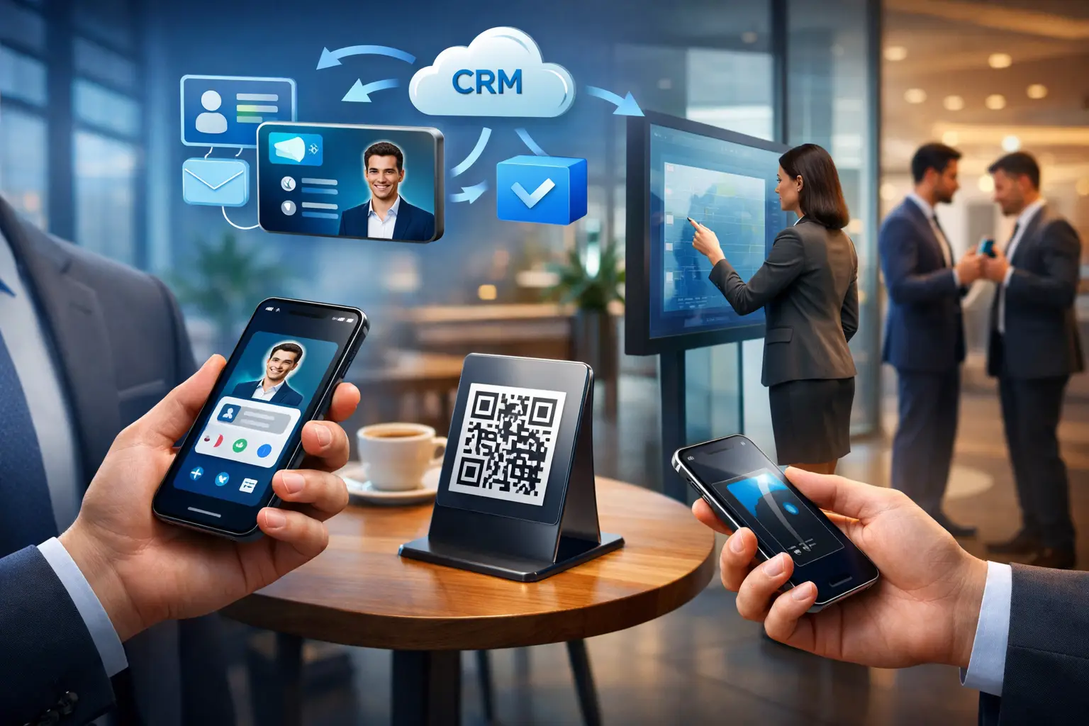 Why a Digital Card With CRM Integration Wins